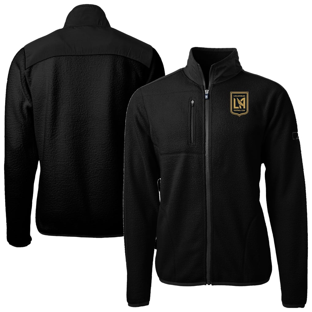  LAFC Cutter & Buck Cascade Eco Fleece Full Zip Jacket - Black